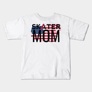 American Skater Mom Kids T-Shirt